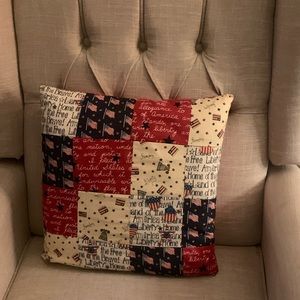Handmade Patriotic Pillow